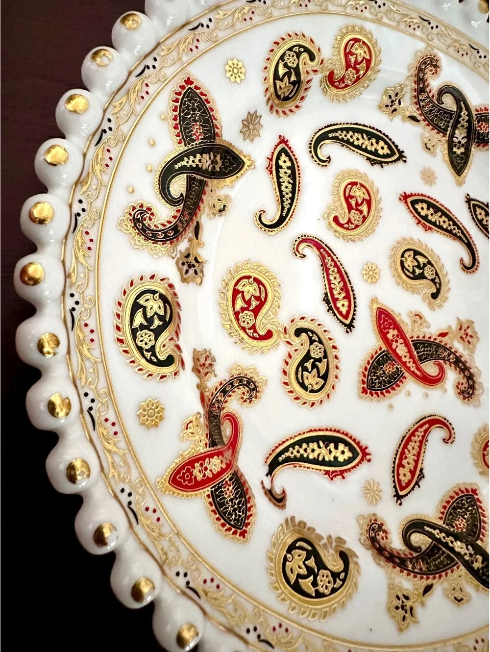 Vintage Set of 2 Fine China Decorative Desert Plates 8” Diameter